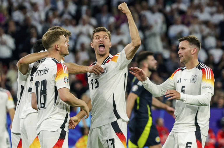 Värdlandet Tyskland ger Euro 2024 startskott genom att utklassa 10-manna Skottland med 5-1